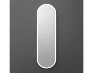 Зеркало овал LAPARET Modus 45*150 влагостойкое, подсветка, димер и антизапотевание (подогрев)