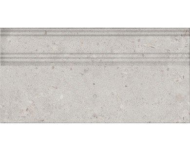 Риккарди Плинтус серый светлый матовый обрезной FME015R 20x40