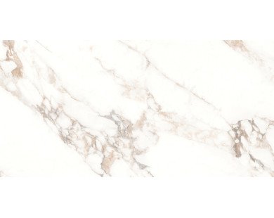 Statuario Ice Керамогранит белый 60х120 лаппатированный шайн