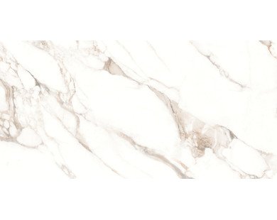 Statuario Ice Керамогранит белый 60х120 лаппатированный шайн