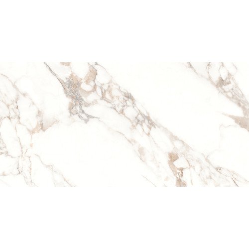 Statuario Ice Керамогранит белый 60х120 лаппатированный шайн