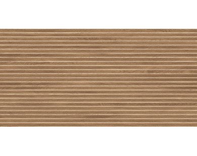 Wood Canarium Almond Stripes Керамогранит тёмно-бежевый 60х120 матовый карвинг