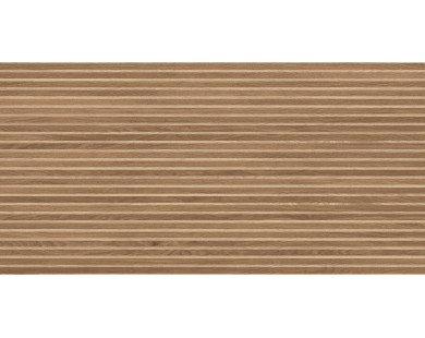 Wood Canarium Almond Stripes Керамогранит тёмно-бежевый 60х120 матовый карвинг