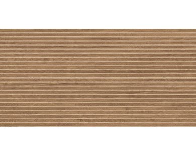 Wood Canarium Almond Stripes Керамогранит тёмно-бежевый 60х120 матовый карвинг