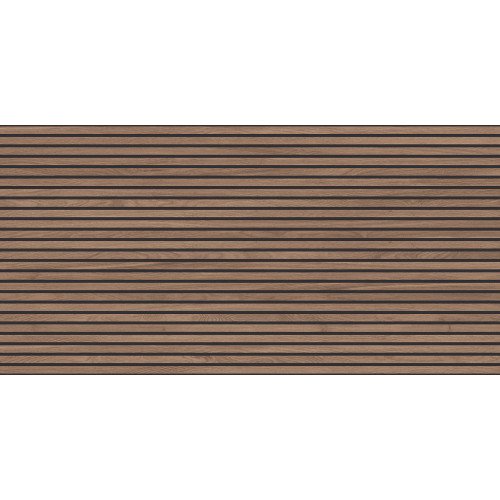Wood Canarium Wenge Stripes Керамогранит коричневый 60х120 матовый карвинг