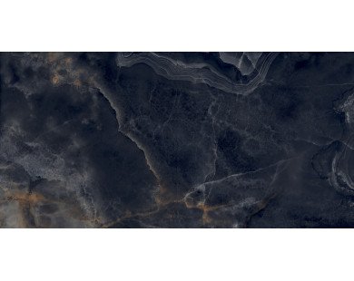 Interstellar Black Керамогранит чёрный 80х160 полированный
