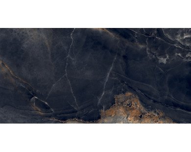 Interstellar Black Керамогранит чёрный 80х160 полированный