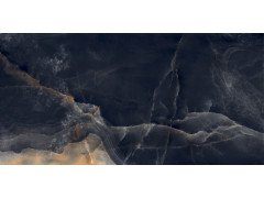 Interstellar Black Керамогранит чёрный 80х160 полированный
