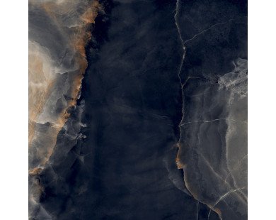 Interstellar Black Керамогранит чёрный 80х80 полированный