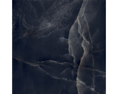 Interstellar Black Керамогранит чёрный 80х80 полированный