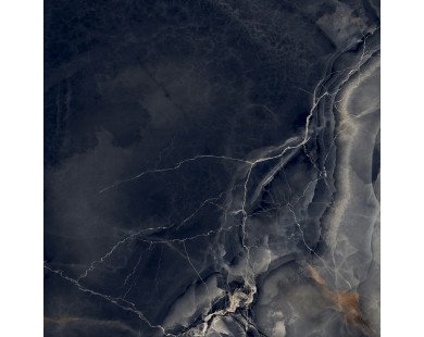 Interstellar Black Керамогранит чёрный 80х80 полированный