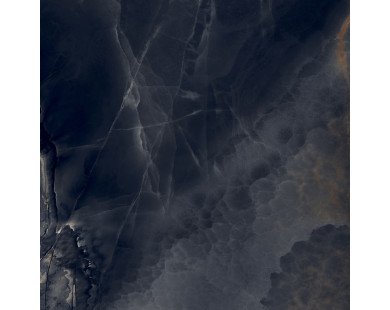 Interstellar Black Керамогранит чёрный 80х80 полированный