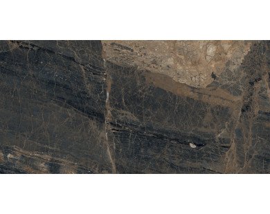 Lunar Marron Керамогранит коричневый 80х160 матовый+гл.чернила