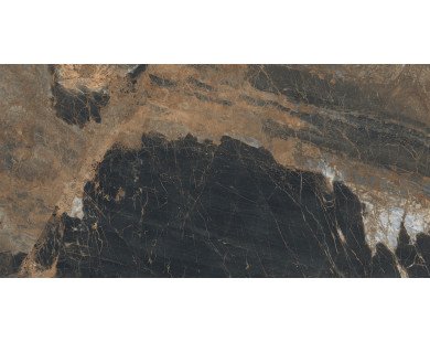 Lunar Marron Керамогранит коричневый 80х160 матовый+гл.чернила