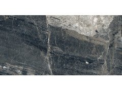 Lunar Nero Керамогранит графитовый 80х160 матовый+гл.чернила