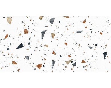 Terazzo Bianco Керамогранит цветной 60х120 матовый карвинг