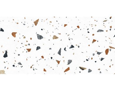 Terazzo Bianco Керамогранит цветной 60х120 матовый карвинг