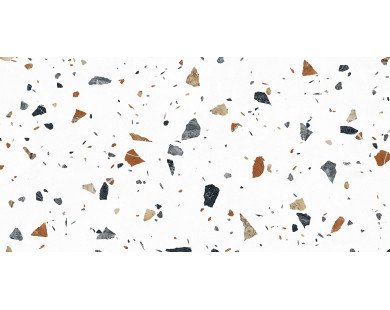 Terazzo Bianco Керамогранит цветной 60х120 матовый карвинг