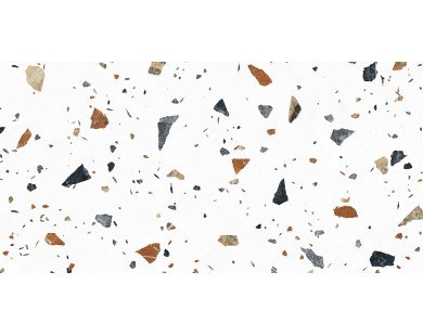 Terazzo Bianco Керамогранит цветной 60х120 матовый карвинг