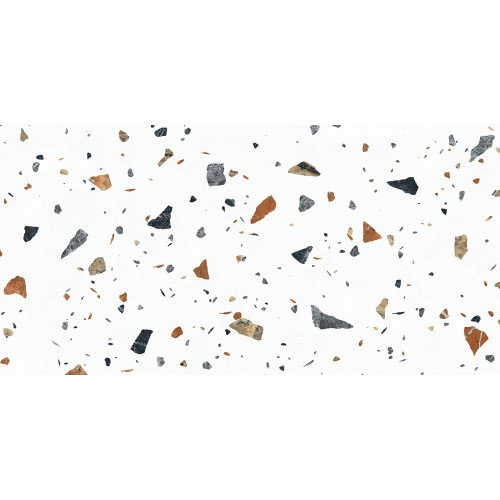 Terazzo Bianco Керамогранит цветной 60х120 матовый карвинг