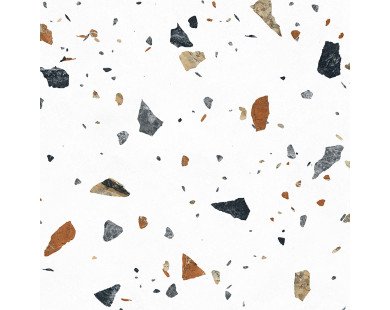 Terazzo Bianco Керамогранит цветной 60х60 матовый карвинг