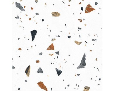 Terazzo Bianco Керамогранит цветной 60х60 матовый карвинг