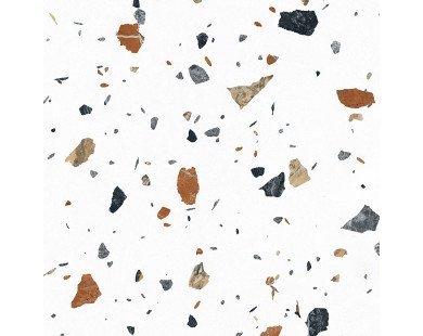 Terazzo Bianco Керамогранит цветной 60х60 матовый карвинг