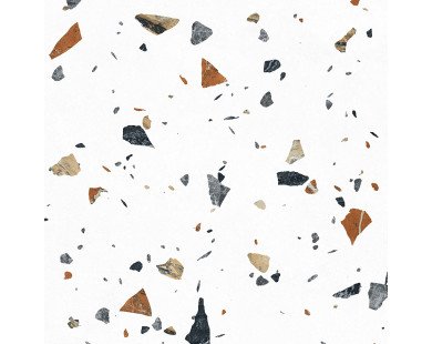 Terazzo Bianco Керамогранит цветной 60х60 матовый карвинг