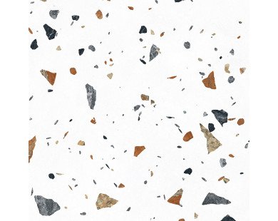 Terazzo Bianco Керамогранит цветной 60х60 матовый карвинг