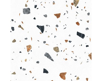 Terazzo Bianco Керамогранит цветной 60х60 матовый карвинг