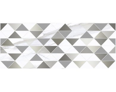 Aria Fumo Декор серый 20х50 Laparet