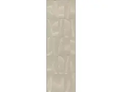 Безана Плитка настенная бежевая структура обрезной 12153R 25х75 Kerama Marazzi