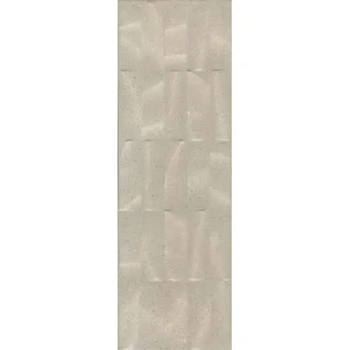 Безана Плитка настенная бежевая структура обрезной 12153R 25х75 Kerama Marazzi