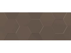 Даймонд 3Т Плитка настенная коричневый 20х50 Керамин