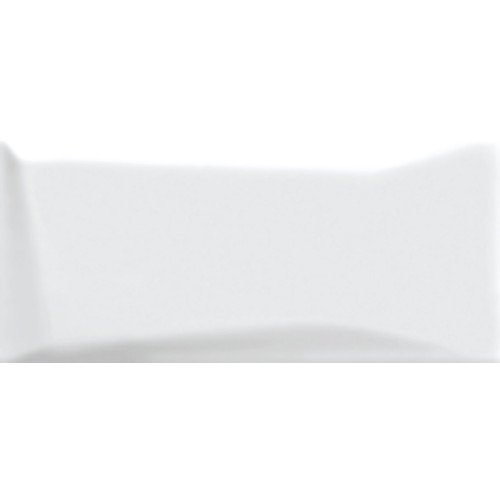 Evolution облицовочная плитка  рельеф  белый (EVG052) 20x44 Cersanit