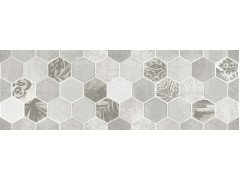 Гексацемент Декор светло-серый 1664-0197 20х60 LB-Ceramics