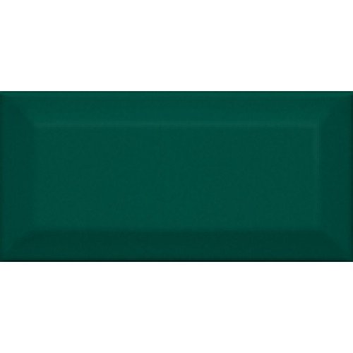 Клемансо Плитка настенная  зелёный грань 16058 7,4х15