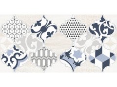 Мореска Декор 1 синий 1641-8629 20х40 LB-Ceramics