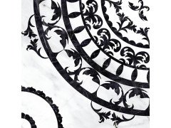 Oriental напольная вставка черно-белая (OE6R442DT) 42x42