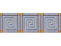Пальмира Комплект стеклянных вставок (3шт/компл.) серый 5,5х5,5