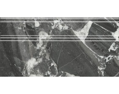 Риальто Плинтус чёрный глянцевый обрезной FME025R 20x40