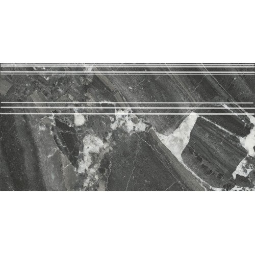 Риальто Плинтус чёрный глянцевый обрезной FME025R 20x40