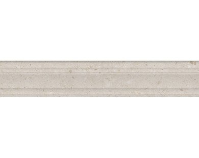 Риккарди Бордюр бежевый матовый структура обрезной BLF011R 40x7,3