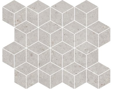 Риккарди Декор мозаичный серый светлый матовый T017\14053 45x37,5