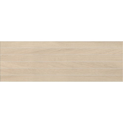 Семпионе Плитка настенная бежевая структура обрезной 13093R 30х89,5 Kerama Marazzi