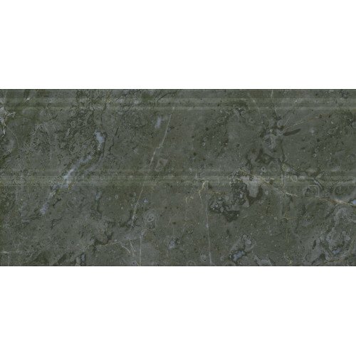 Серенада Плинтус зелёный глянцевый обрезной FMA031R 30x15