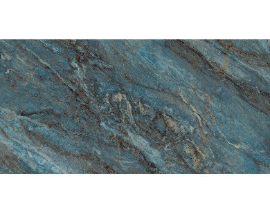 Beam Turquoise Керамогранит бирюзовый 60х120 лаппатированный шайн