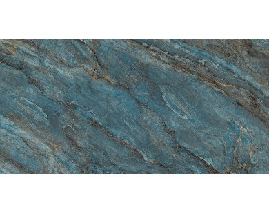 Beam Turquoise Керамогранит бирюзовый 60х120 лаппатированный шайн
