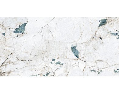Crackstone Aqua Керамогранит бирюзовый 60х120 лаппатированный шайн