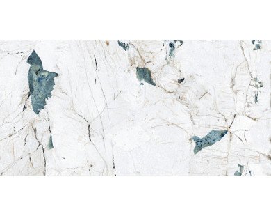Crackstone Aqua Керамогранит бирюзовый 60х120 лаппатированный шайн